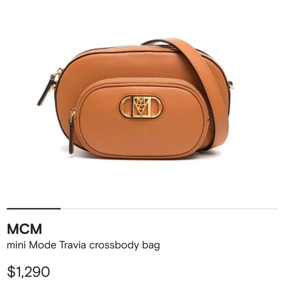 MCM mini Mode Travia Crossbody Bag - Picture 2 of 14